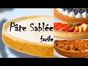 Pâte sablée gourmande super rapide et facile (Super quick and easy gourmet shortbread dough)