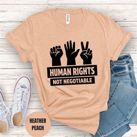Unity & Justice T-shirt, Human Rights Tee - Etsy
