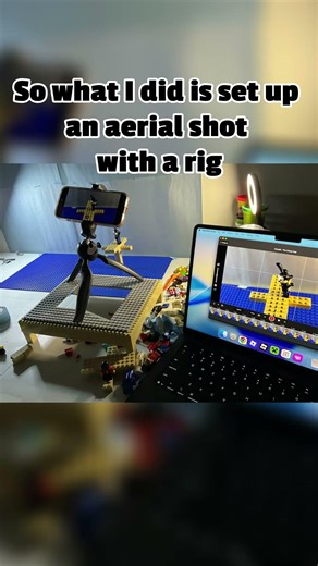 This scene was hard to do in stop motion! #lego #legostopmotion #stopmotion