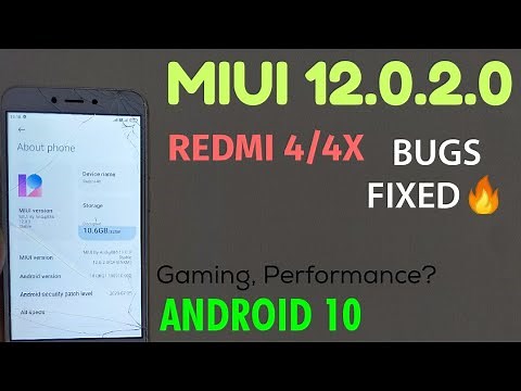 Redmi 4/4X- MIUI 12 v12.0.2 GLOBAL Stable Android 10 | Updated Build | BUGS FIX? Gaming, Performance