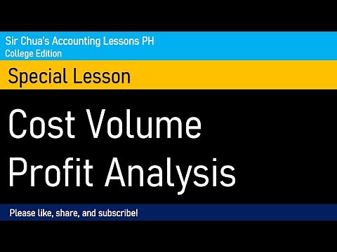 Cost Volume Profit Analysis