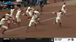 44K views · 1.4K reactions | WHAT. AN. ENDING.  No. 3 Florida State Seminoles Softball scores the game winning run in the bottom of the seventh inning on a bloop single to defeat No. 9 Duke, 2-1, and win the Atlantic Coast Conference AQ! #NCAASoftball x  ESPN2 | NCAA Softball | Facebook