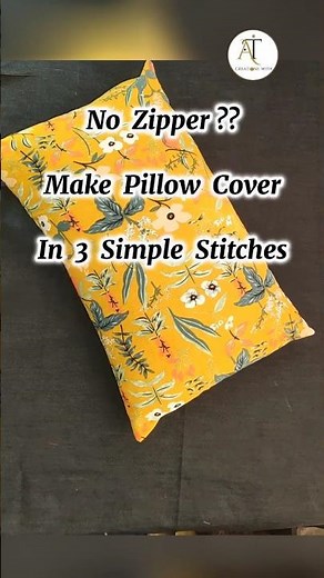 Making a Pillow Cover without a Zipper