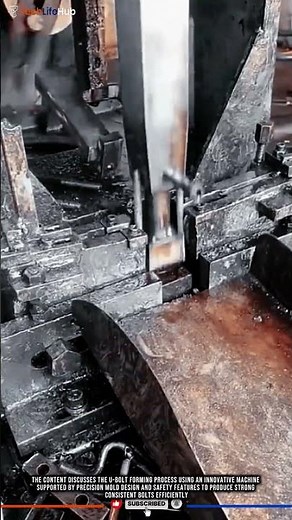 Innovation U-Bolt Machine: Precise Mold, Strong, Consistent, Safe #tech