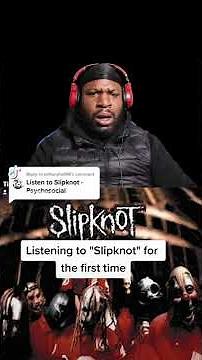 listening Slipknot for the first time #reaction #band #fyp #viral