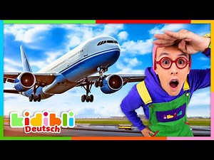 Lasst uns über Flugzeuge lernen! | Bildungsfilme für Kinder | Kidibli