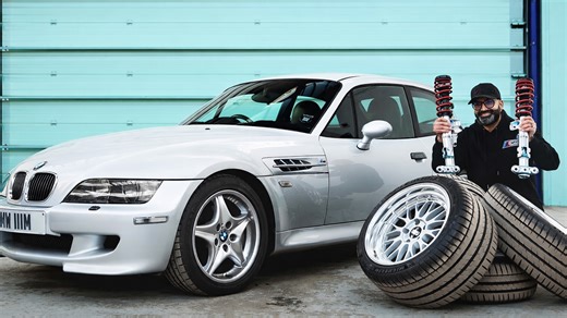 BMW Z3 M coupe stance build with new wheels and suspension