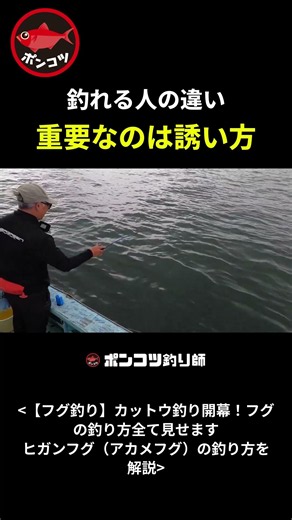 釣れる人vs釣れない人：誘い方の違い #釣り #fishing #比較
