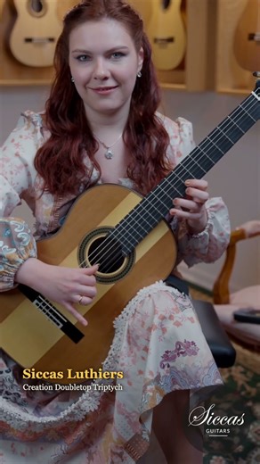 🔥 Vera Danilina shredding the Siccas Luthiers Doubletop Creation Triptych like it’s second nature.