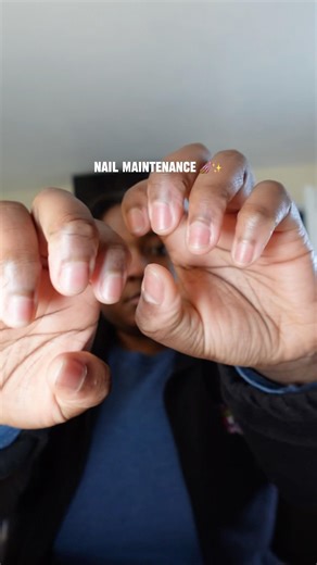 Basic nail maintenance day💅🏾✨ #nails #nailmaintenance