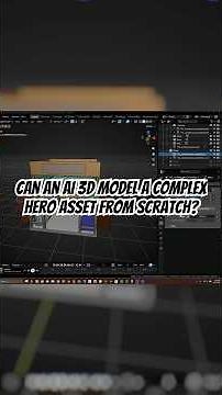 Can AI 3D Model a Prop From Scratch? (Blender Blockout) 🤖🛠️