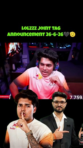 Jonny On LolzZz Announcement🤯👀#tagontop #lolzzzgaming #tagjonathan #jonathangaming #fyp #shortsfeed