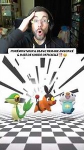 NOIR & BLANC REMAKE & DATE DE SORTIE #pokemon #pokemongames #pokemonblackandwhite #pokémonblack