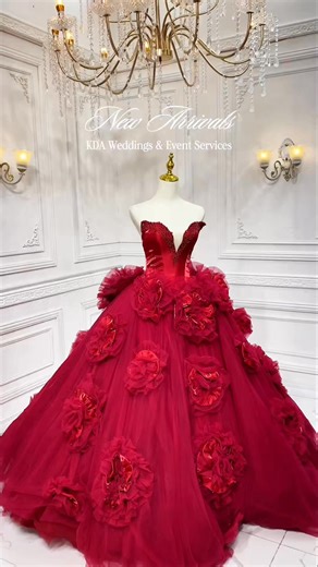 Luxury ball gowns are now available in a stunning selection of colors including navy blue, blue, black, olive green, pink, and red. Visit us now and let us help you find the perfect gown that will make you stand out with confidence and style. ✨👗 | KDA Weddings and Event Services