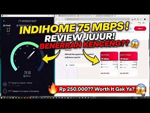 Honest Review of the IndiHome 75 Mbps Package 2025 Price, Speedtest & Billing Reality