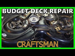 How to Remove - Restore / Repair - (ANY) Sears Craftsman LT 2000 ~ 46inch Cutting Deck On A Budget