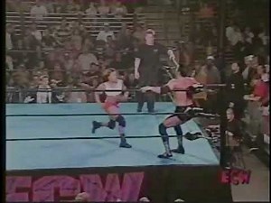 ECW Jazz vs Siamond Diamond w/Mitch (White & Red Attire)