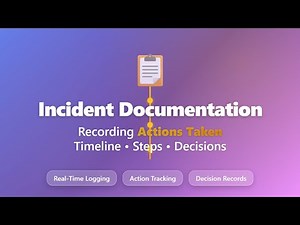 Incident Documentation: Record Actions Perfectly