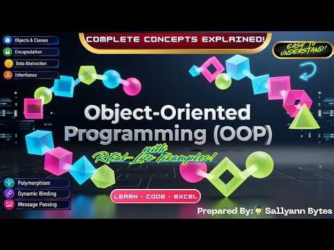 Object-Oriented Programming (OOP) | Complete Concepts with Real-Life Examples