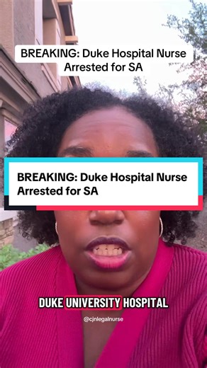 12/19/25 BREAKING: A Duke Hospital nurse was arrested yesterday for SA two incapacitated patients. Court was this morning. He was held without bond. This is the SECOND North Carolina nurse arrested for patient SA this month. Accountability is not optional. #BreakingNews #HealthcareAccountability #PatientSafety #NurseAccountability #HospitalSafety
