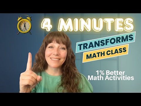 1 Percent Better - The 4 Minute Daily Math Difference Episode 206 Build Math Minds