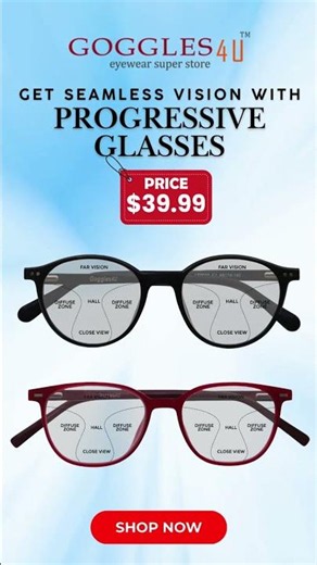 Affordable Progressive Lenses (Under $40) | Goggles4U