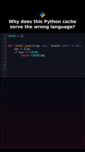 Why does this Python cache serve the wrong language? #pythonapi