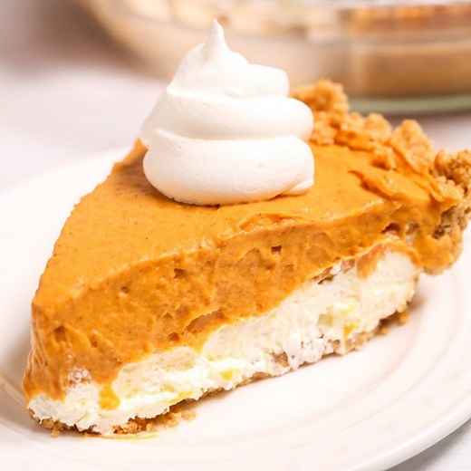 Double Layer Cream Cheese Pumpkin Pie