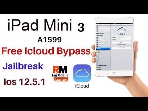 Ipad Mini 3 [A1599] Jailbreak | Free Icloud Unlock | On/Off Fix