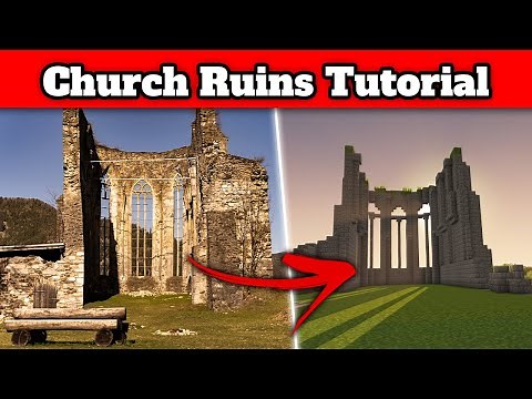 Minecraft Tutorial Church Ruin [Easy Tutorial] [Friesach]