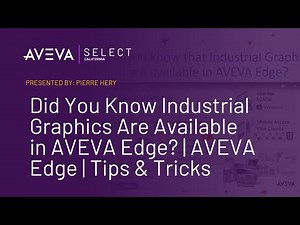 Did You Know Industrial Graphics Are Available in AVEVA Edge? | AVEVA Edge | Tips & Tricks