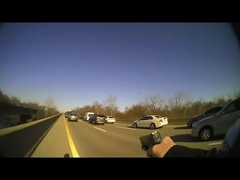 Columbus police release body camera, dashcam footage of pursuit, shooting on I-270
