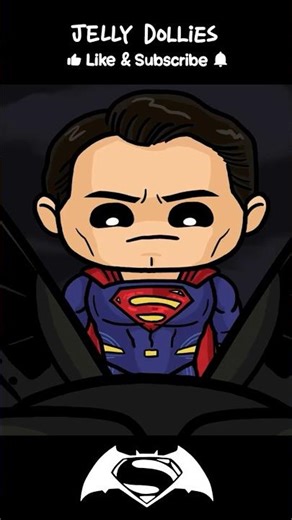 "Tell me, do you bleed?" Watch the full video now!! #art #Batman #Superman #animation #shorts