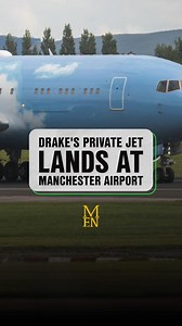 454K views · 1K reactions | Canadian rapper and global superstar Drake, has just had his private jet touch down in Manchester Airport. The customised Boeing 767, called 'Air Drake', came in from Exeter landing in Manchester at about 2.15pm on Monday (July 28). The plane is worth an estimated $185 million and underwent a $100 million revamp. #manchestereveningnews #manchesterairport #drake #celebrity | Manchester Evening News | Facebook