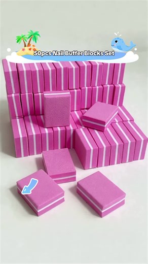 50pcs Nail Buffers Mini Buffer Block Nail File, 100/180 Grit Nail Buffer Block, Bulk Buffing Blocks for Acrylic & Natural Nails #nailpolish #nailcare #nailkit #nailsupply #dippowdermanicure #footcareessentials #bestpressonnails #nailpolishholder #manicurepedicure #glamneticpressonnails