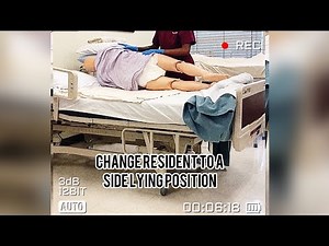 Changing Resident to Side Lying Position. CNA/PCT skill ♥️