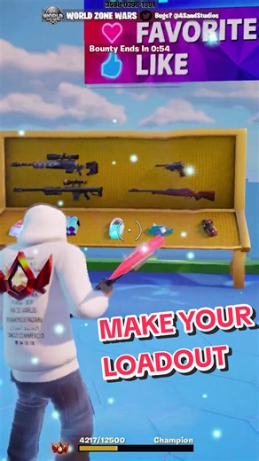 Crea tu propio Loadout en World Zone Wars RANKED