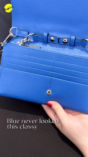 Marhen J | JWPei | KWANI | Karl Lagerfeld on Instagram: "Is it possible to fall in love at first unboxing? Meet my new obsession — the Karl Lagerfeld Lourdes Crossbody in Blue. Fresh from the box, compact yet surprisingly functional, with a blue shade that instantly elevates any daily look. This is the kind of bag you’ll reach for again and again without thinking twice. Get yours now at Mongschics. #mongschics #karllagerfeld #crossbodybag #luxurybag #dailybag"