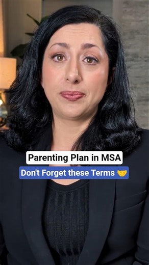What YOUR Parenting Plan MUST Include in a Divorce #shorts