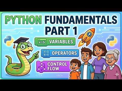 Python Fundamentals Part 1: Variables, Operators, and Control Flow 🚀