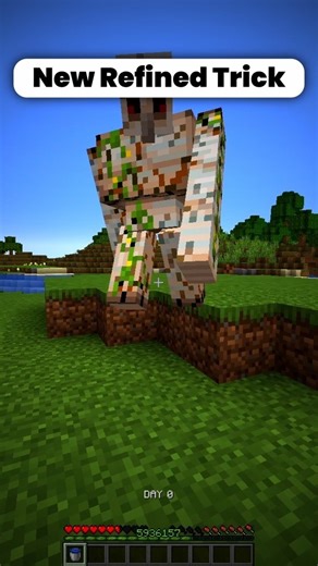 New refined trick in minecraft!!