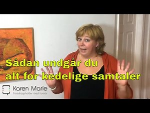 Sådan undgår du alt for kedelige samtaler