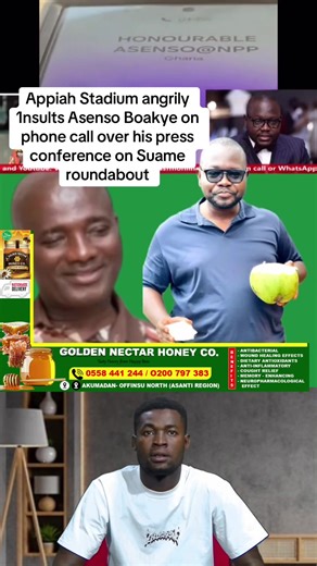 Appiah Stadium's Outburst Against Asenso Boakye