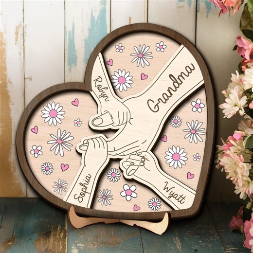 Personalized Grandma Sign, Grandma's Gift With Name, Mother's Day Gift for Nana, Mimi, Grammy - Etsy