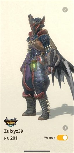 Nargacuga Armor Full Set #mhnow