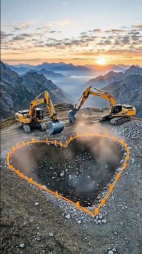How to Build a Heart-Shaped House ❤️🏡 | Dream Hilltop Home #shorts