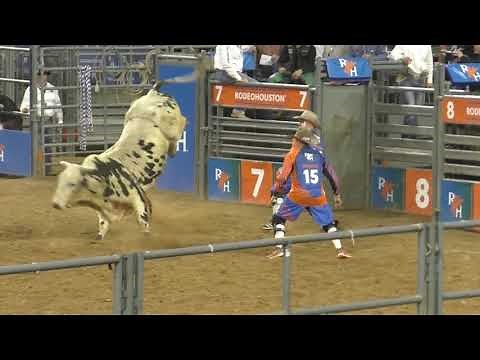 Bull Riding - Semi-Finals - Houston Rodeo - 14 March 2019