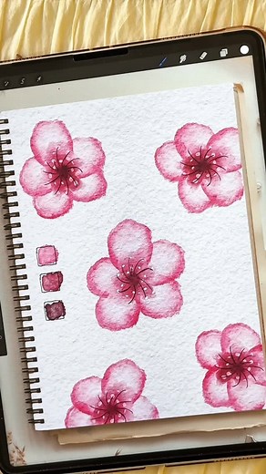 Brush with Bree | Procreate Brushes & Digital Art on Instagram: "learn how to draw an easy blossom flower in digital watercolours on procreate with this beginner art tutorial 🌸🌺 What im using: 🖌️ brushes are from the realistic watercolour brush set 🎨 canvas is from the canvas set Both available from my webs!te 🩷 . . . . #blossomflowers #ipadartwithprocreate #ipadart #ipaddrawing #ipaddrawings #procreate #procreateart #procreatedrawing #procreateillustration #procreateillustration #procreate