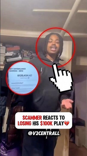 Scammer Reacts To Losing His $100k Play💔