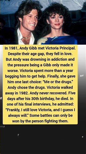 The Tragic Love Story of Andy Gibb & Victoria Principal | Fame, Addiction & Heartbreak 💔
